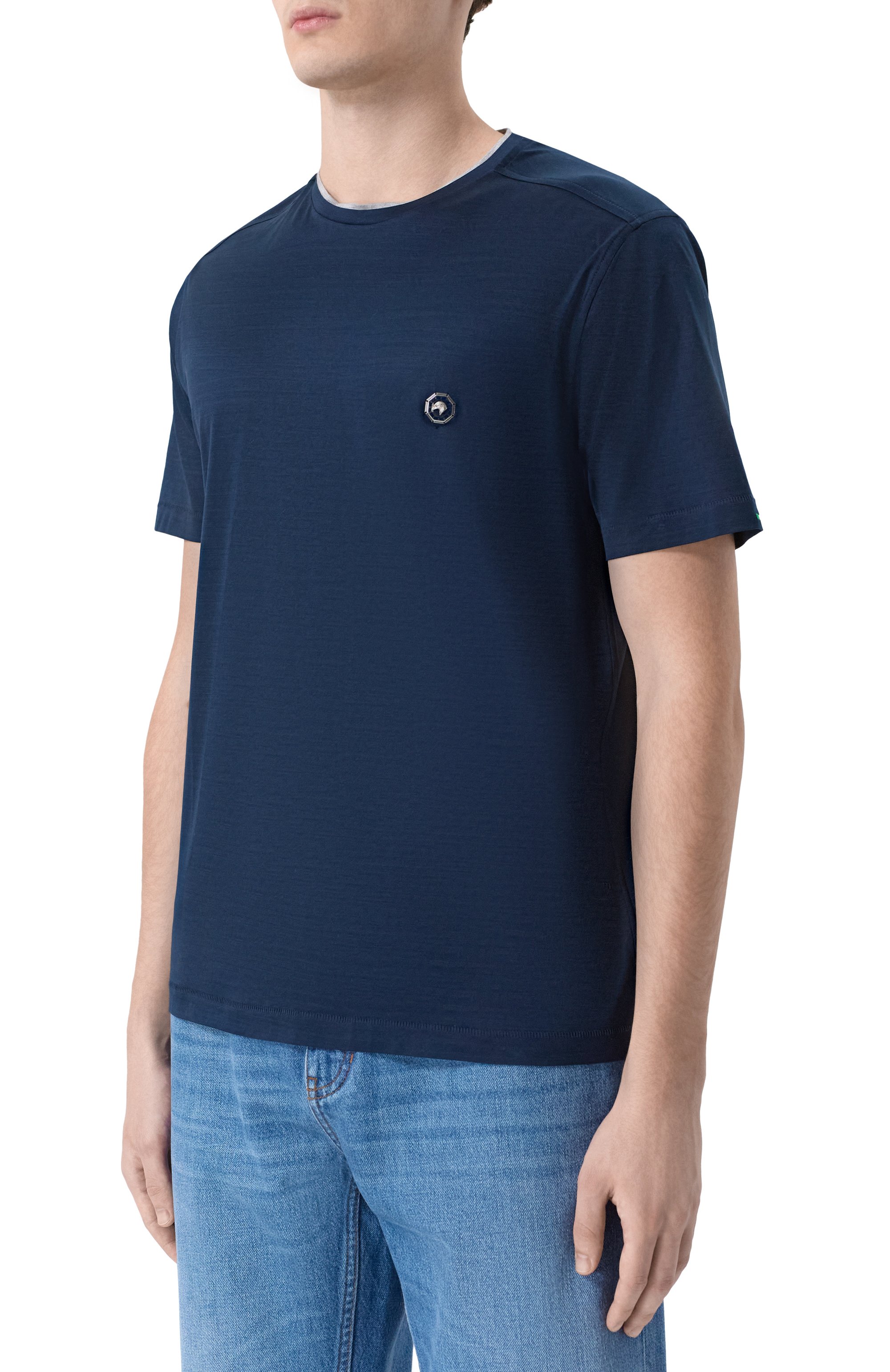 Хлопковая футболка STEFANO RICCI, арт. MNH6105000/TE0001, фото 3