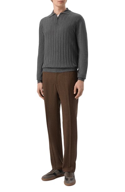 Поло из шерсти и шелка CORNELIANI, арт. 28M563/2A25101, фото 2