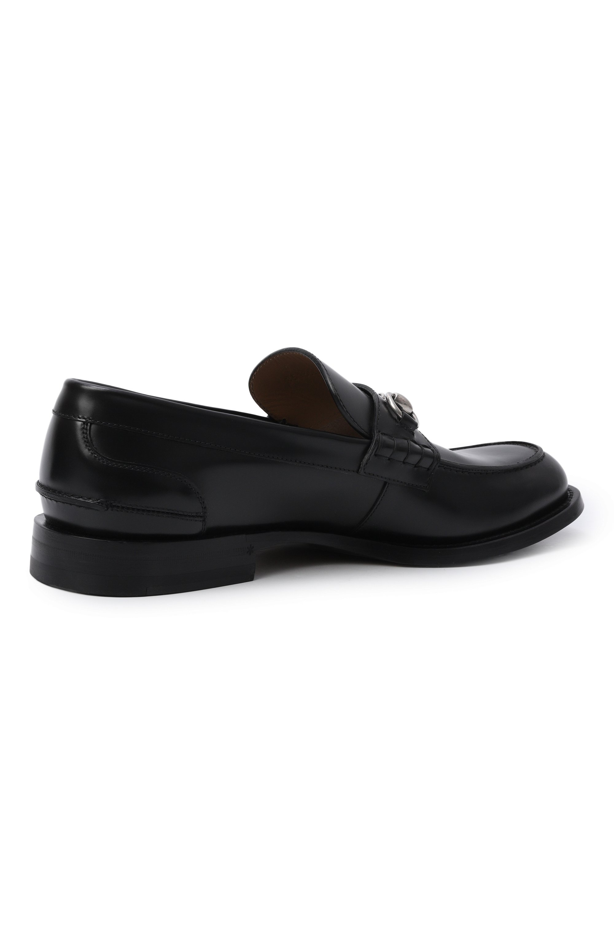 Кожаные лоферы GUCCI, арт. 851398/AAFAR, фото 4