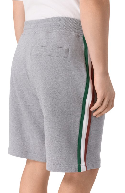 Хлопковые шорты Aeronautica Militare BF0030UF00677 Серый  BF0030UF00677 Фото 4