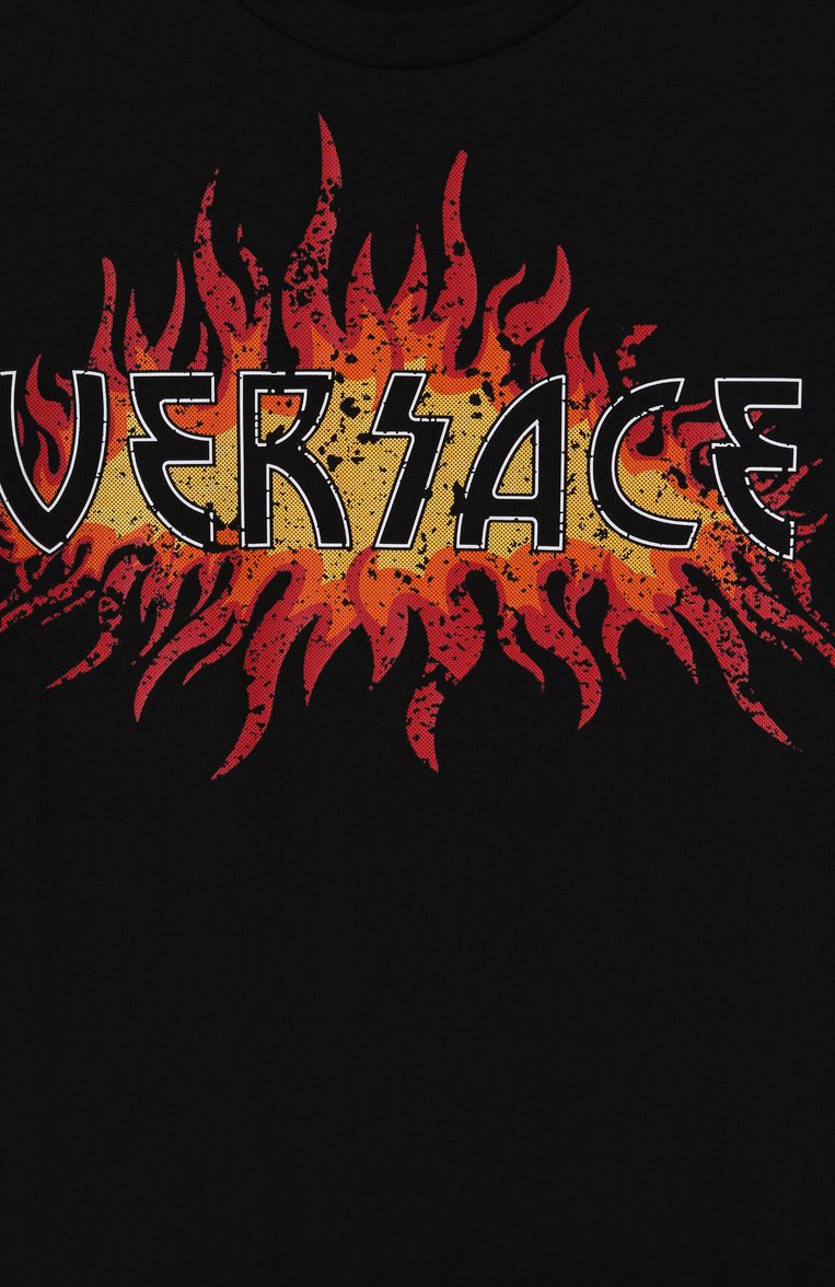 Хлопковая футболка VERSACE, арт. 1018293/1A13075, фото 1