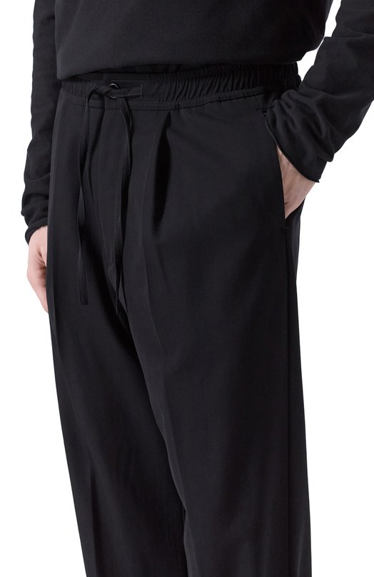 Шерстяные брюки Attachment AP52-073 Чёрный  AP52-073 Фото 5