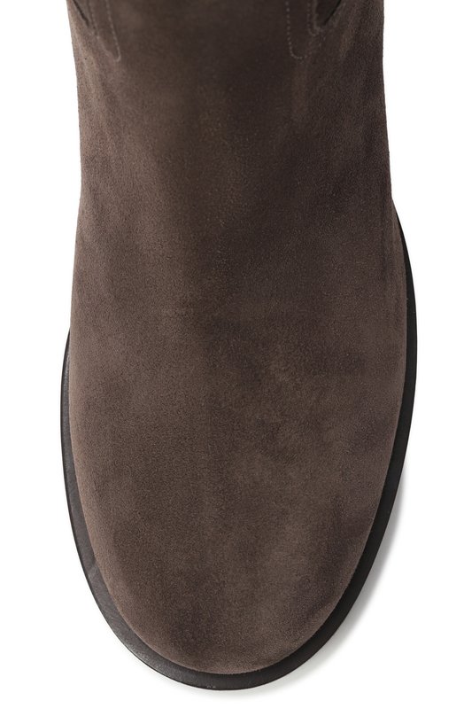 Замшевые ботильоны Brunello Cucinelli MZSFC3108 Коричневый  MZSFC3108 Фото 6