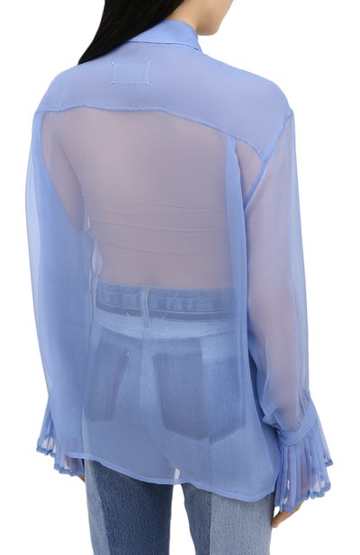 Шелковая блузка MAISON MARGIELA, арт. S29DL0190/S38057, фото 4
