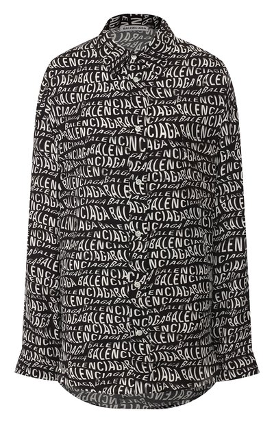 Женская рубашка из вискозы BALENCIAGA, арт. 583534/TFL23