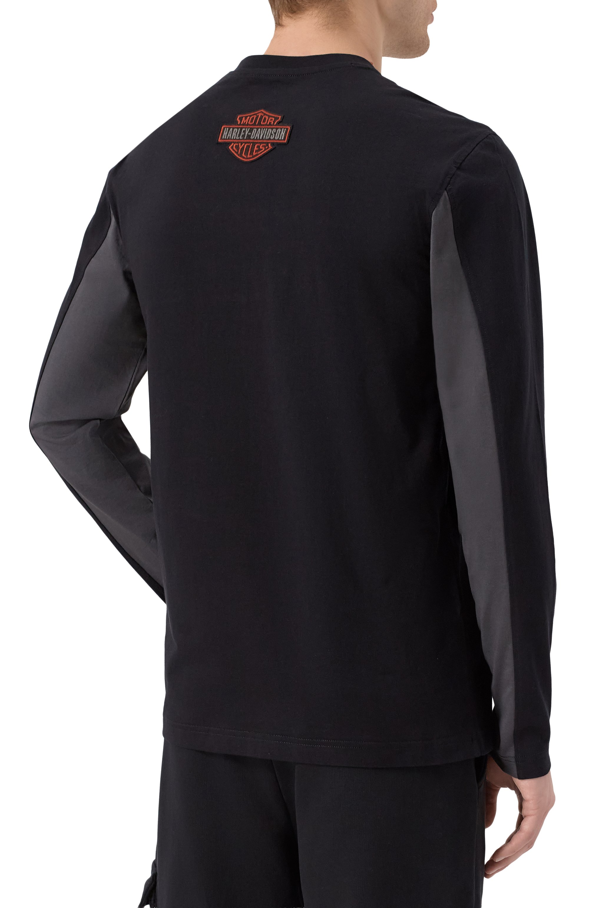 Хлопковый лонгслив HARLEY-DAVIDSON, арт. 99065-21VM, фото 4
