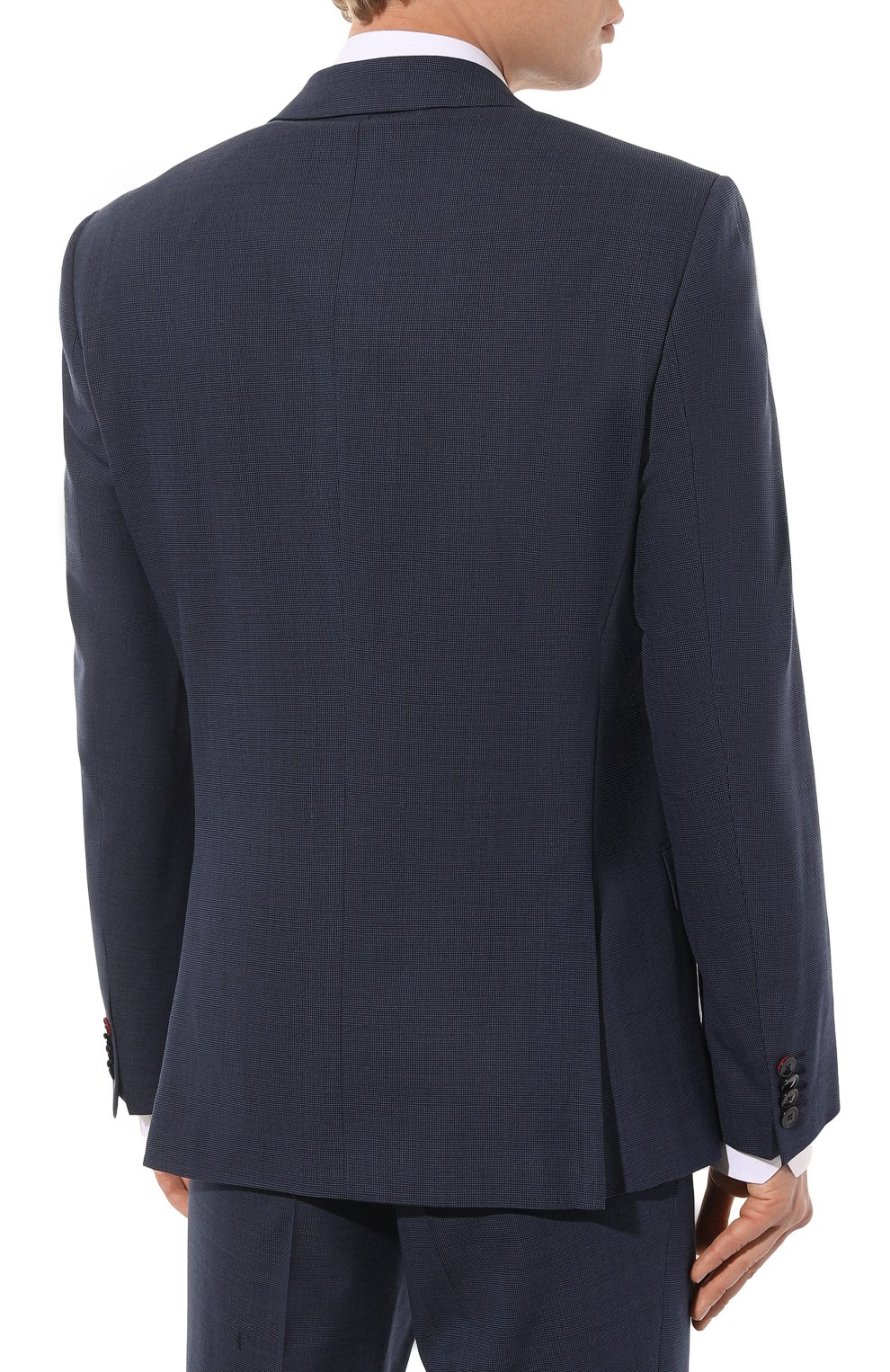Шерстяной костюм HUGO темно-синего цвета по цене 58200 руб., арт. 50497991, фото 3 Шерстяной костюм HUGO, арт. 50497991, фото 3
