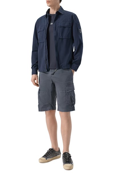 Хлопковые шорты C.P. COMPANY, арт. 20CMBE746A/005694G, фото 2