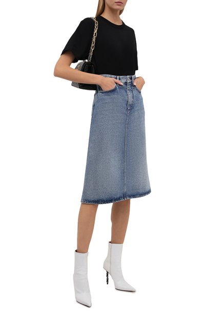 Хлопковая футболка ALEXANDERWANG.T, арт. 4CC3211281, фото 2