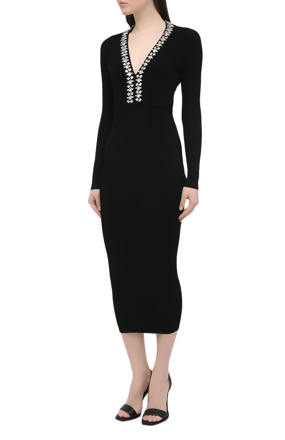 Платье из вискозы BALMAIN, арт. VF16644/K239, фото 3