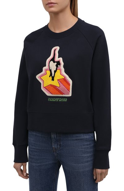 Хлопковый свитшот ZIMMERMANN, арт. 2515TC0N, фото 3