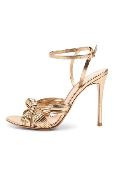 Кожаные босоножки portia GIANVITO ROSSI, арт. G31648.15RIC.NPSMEK0, фото 3