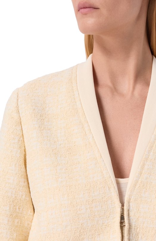 Твидовый жакет Gucci 851888/ZAUB6 Кремовый  851888/ZAUB6 Фото 5