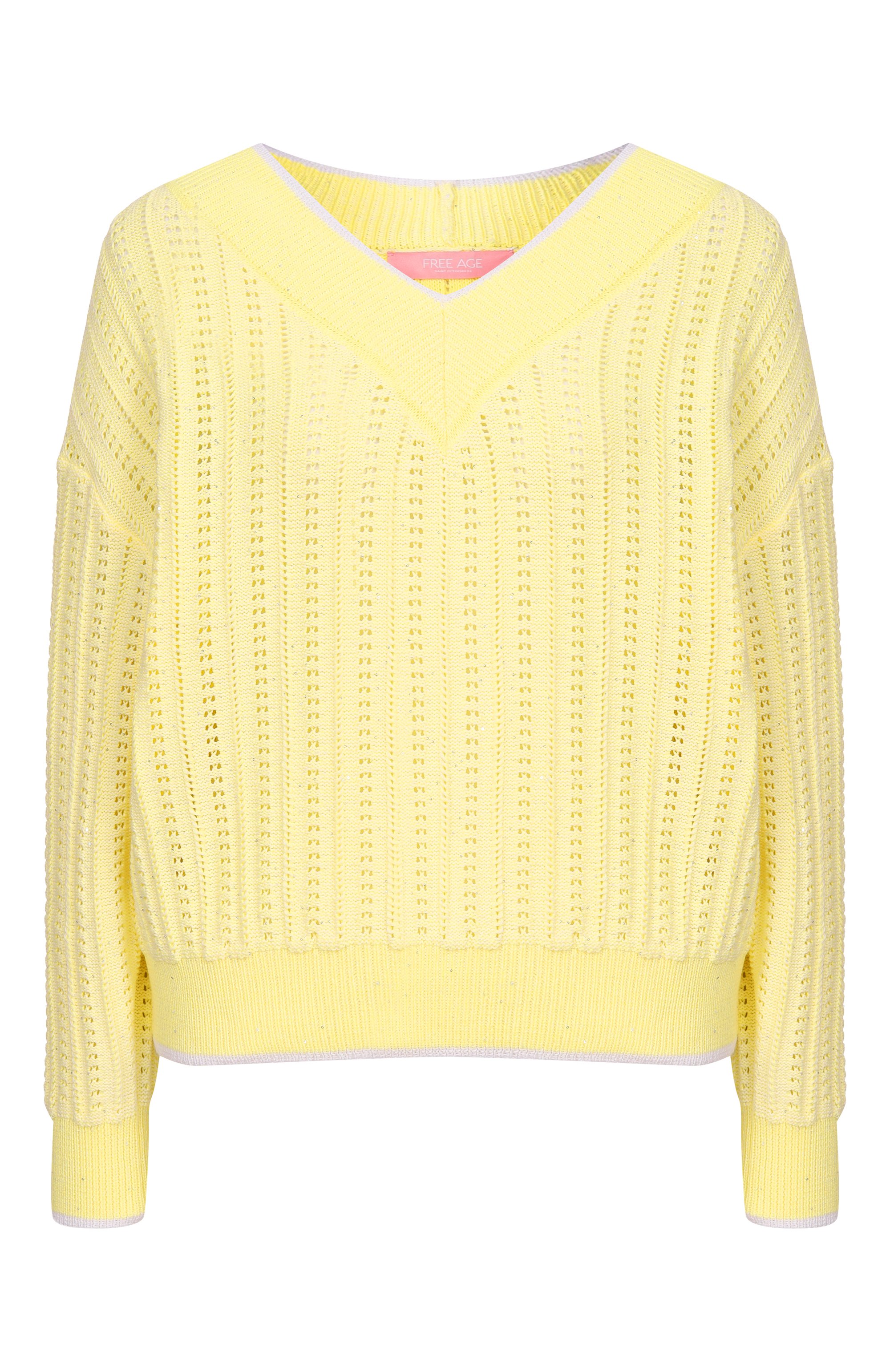 Хлопковый пуловер FREEAGE, арт. LW25.JM152P.1800.801, фото 1