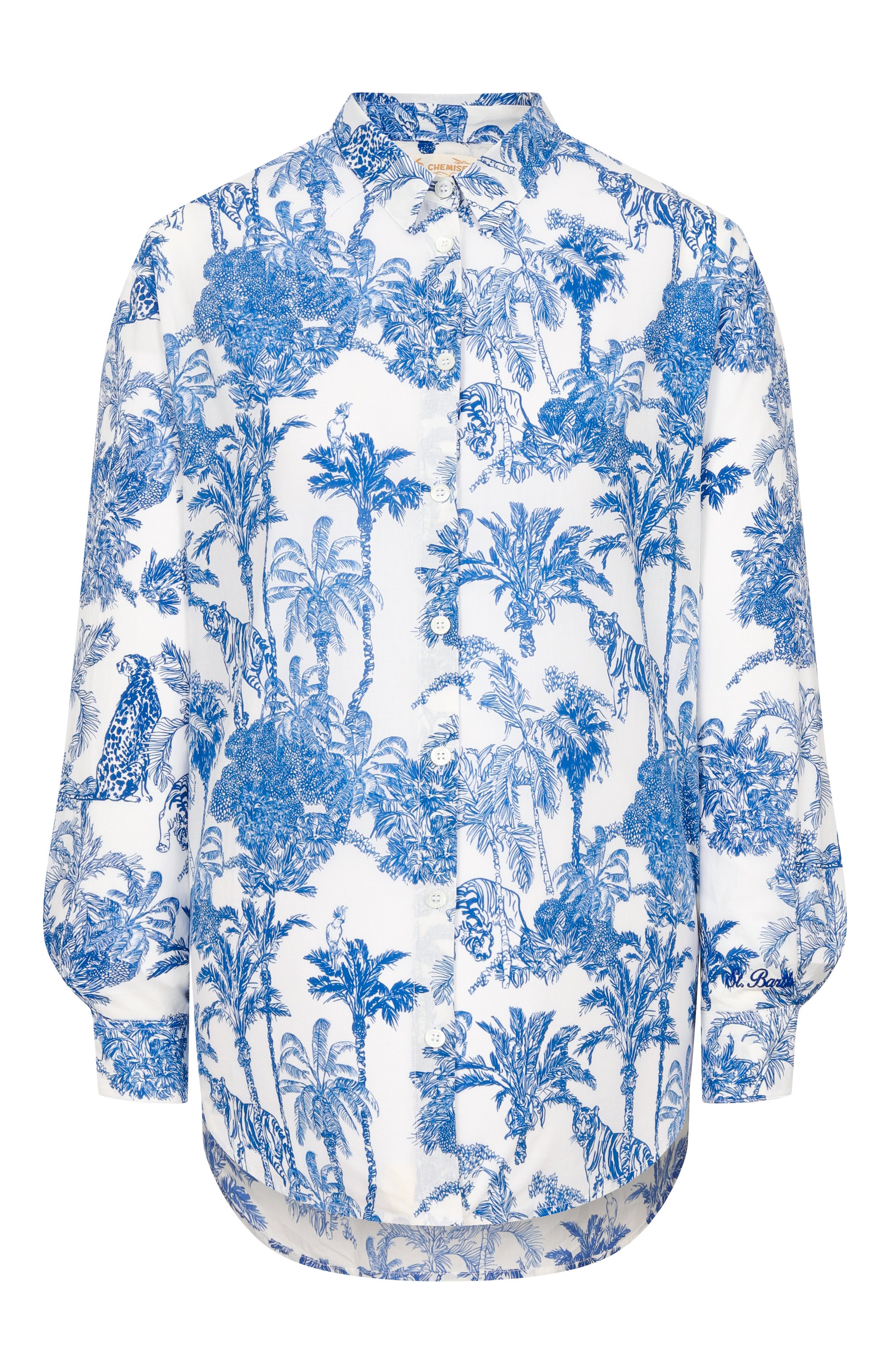 Хлопковая рубашка MC2 SAINT BARTH, арт. BRIG001-01288L/BRIGITTE, фото 1