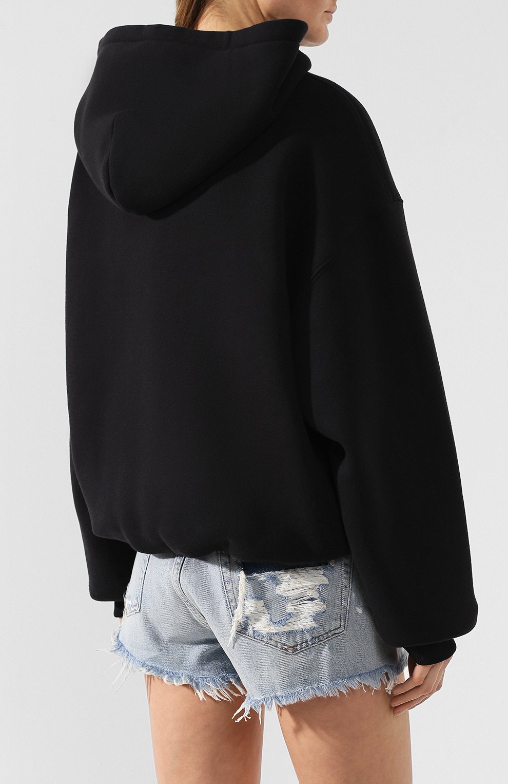 Хлопковый пуловер ALEXANDERWANG.T черного цвета по цене 28200 руб., арт. 4C492001D2, фото 4 Хлопковый пуловер ALEXANDERWANG.T, арт. 4C492001D2, фото 4