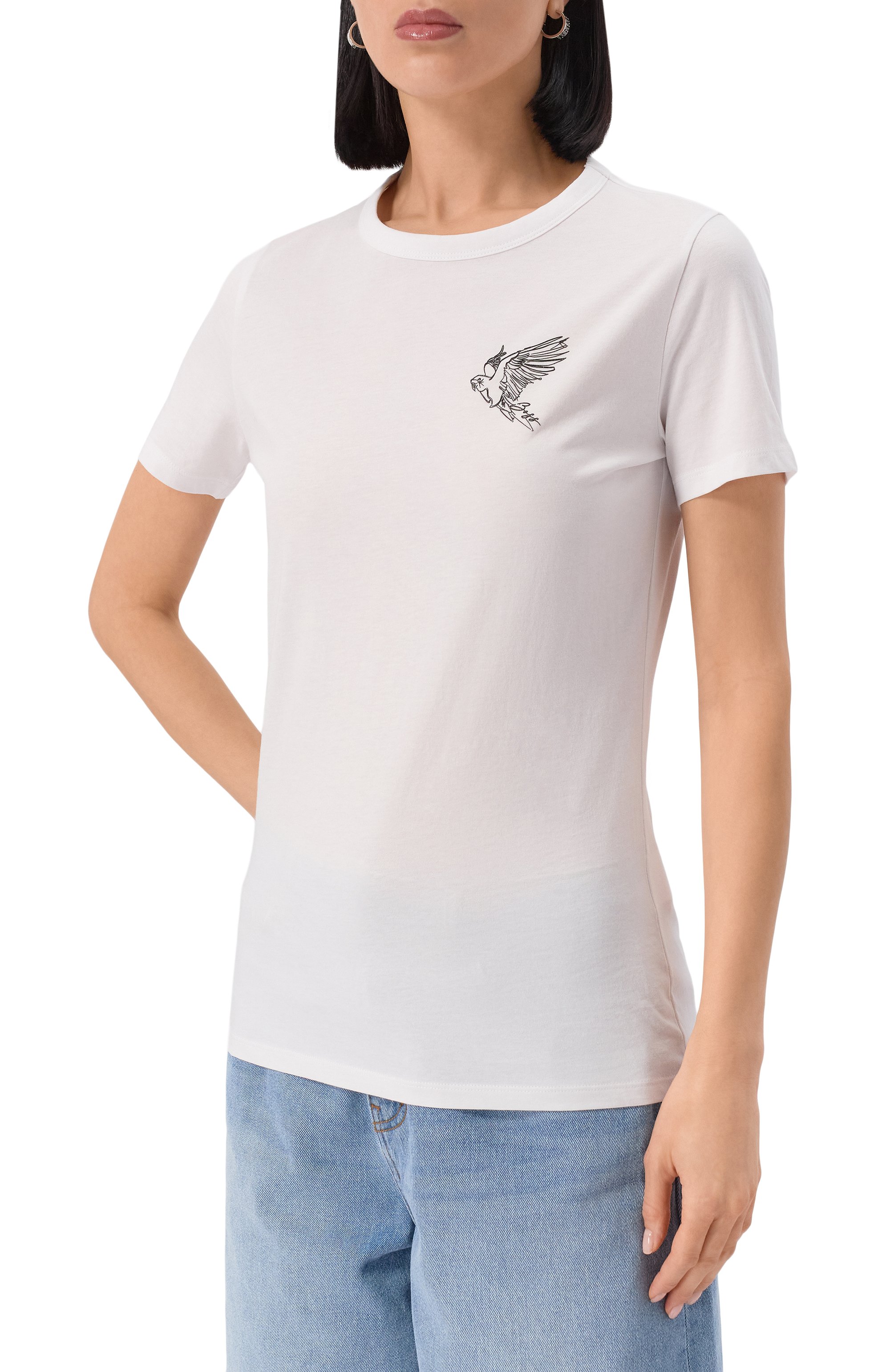 Хлопковая футболка BOSS ORANGE, арт. 50540260, фото 3