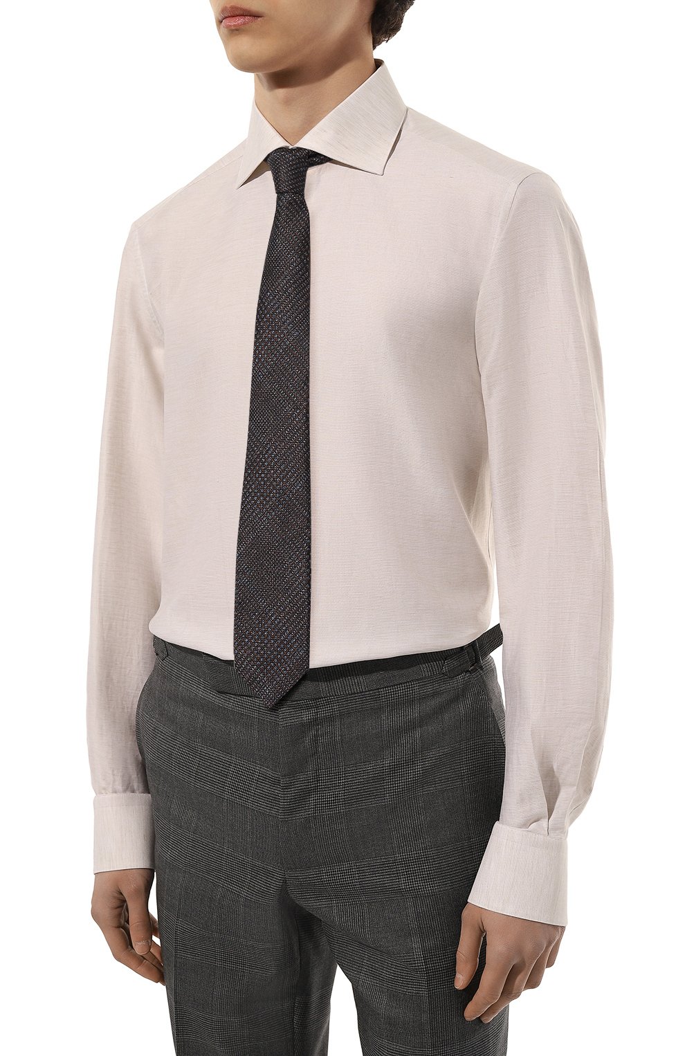 Сорочка из хлопка и шелка STEFANO RICCI, арт. MC000540/R2150, фото 3