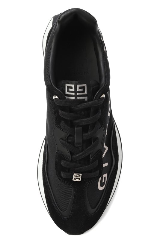 Комбинированные кроссовки GIV Runner Givenchy BH006Z/H1AL Чёрный  BH006Z/H1AL Фото 6