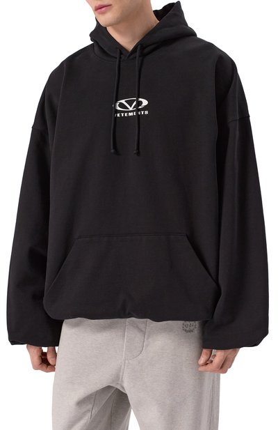 Хлопковое худи VETEMENTS, арт. UA66HD600BW, фото 3