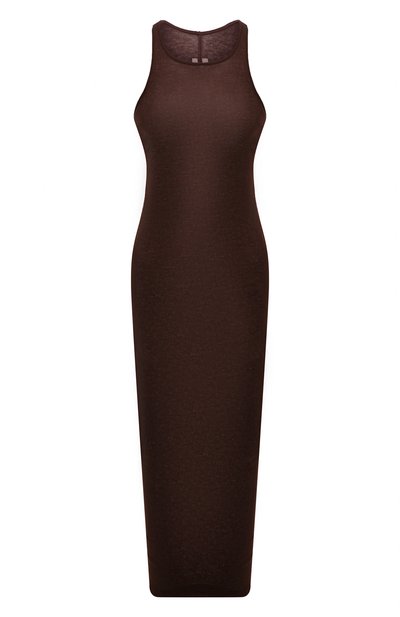 Женское хлопковое платье RICK OWENS, арт. RP01B4549/MR