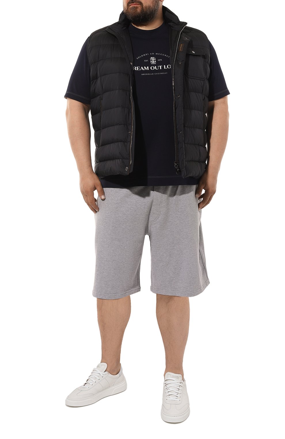 Хлопковая футболка BRUNELLO CUCINELLI, арт. M0T718431W, фото 2