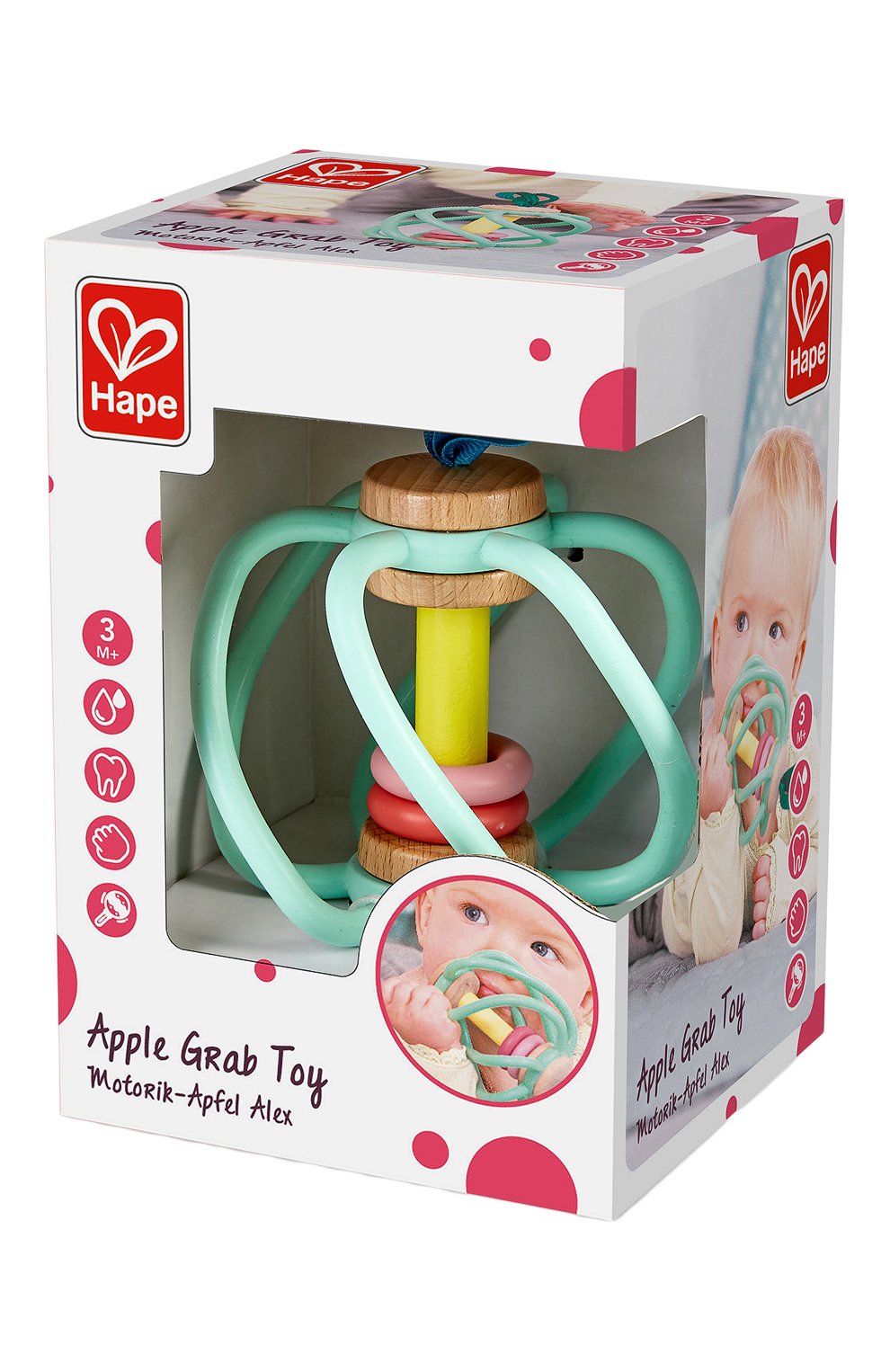 Погремушка-прорезыватель яблоко HAPE, арт. E8500_HP, фото 2