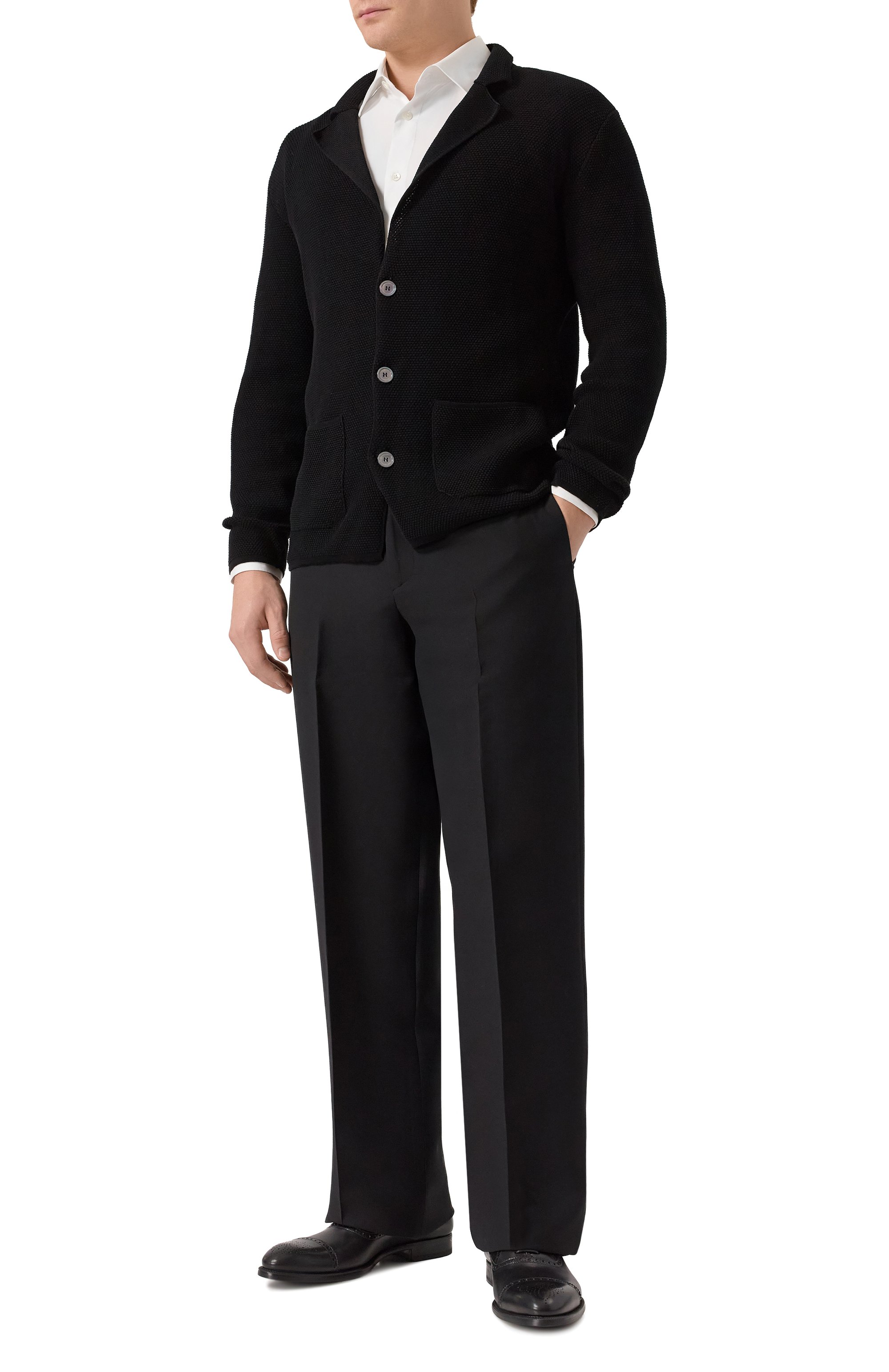 Сорочка из хлопка и шелка 12 STOREEZ, арт. 126420, фото 2