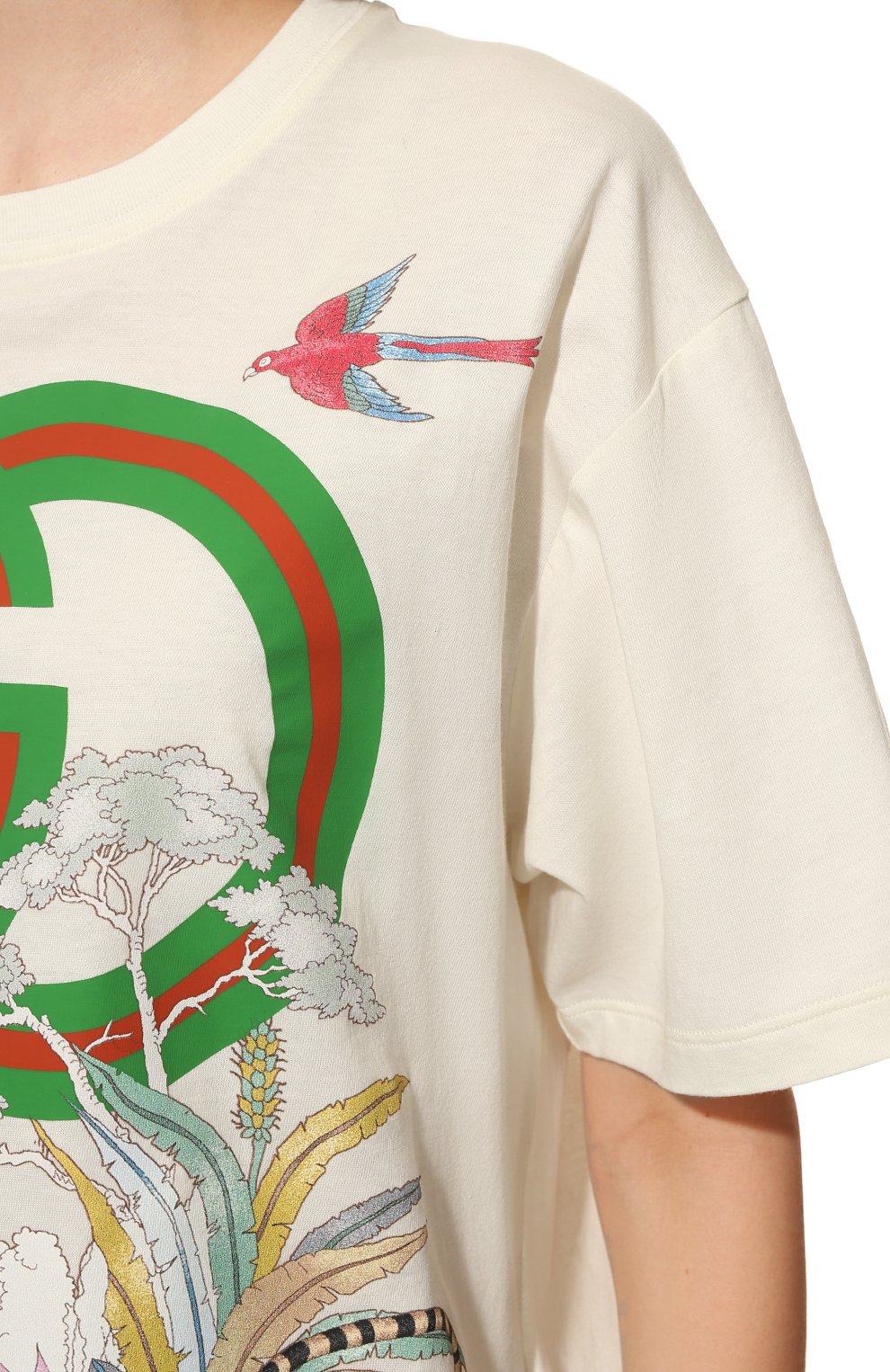 Хлопковая футболка GUCCI, арт. 615044/XJD4G, фото 5