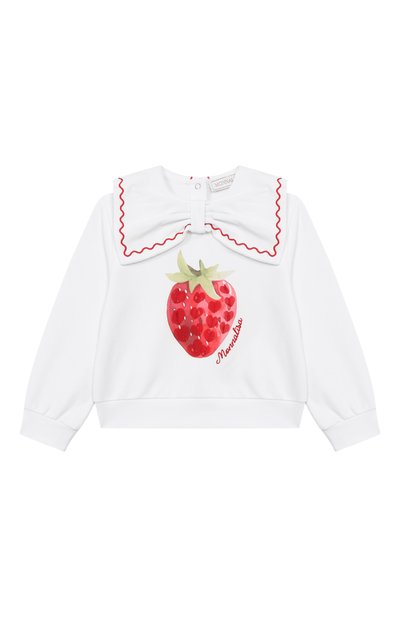 Хлопковый свитшот MONNALISA, арт. 39G615RU