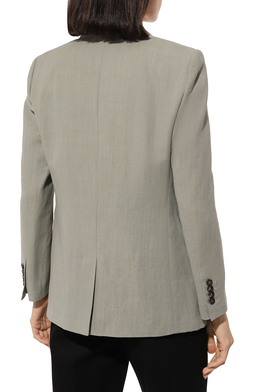 Жакет из вискозы и льна BRUNELLO CUCINELLI, арт. MH1262333, фото 4