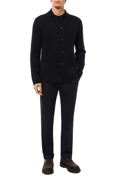 Замшевые дерби KITON, арт. USSA194N0112506, фото 2