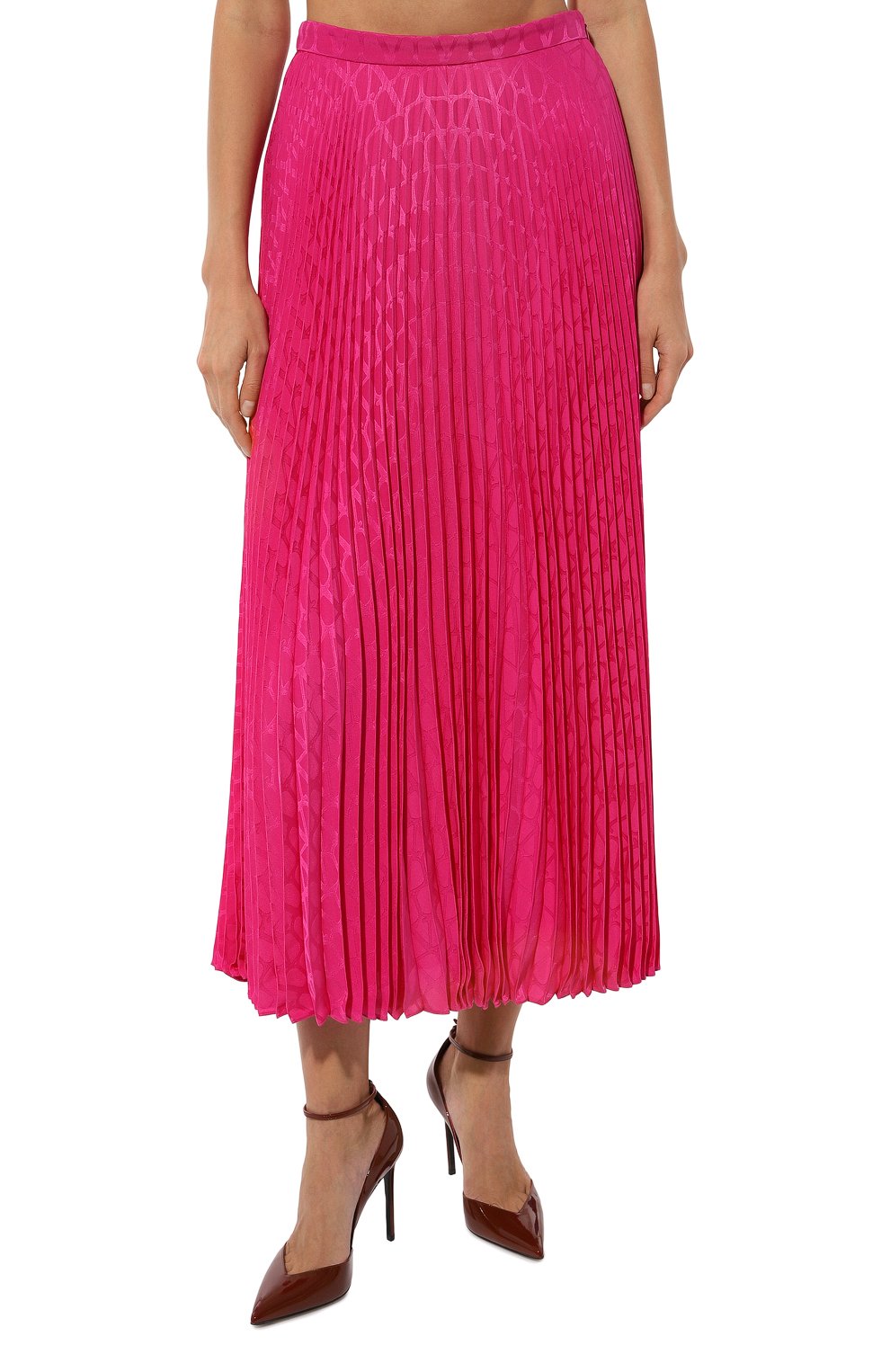 Шелковая юбка VALENTINO, арт. 3B3RAA907TK, фото 3