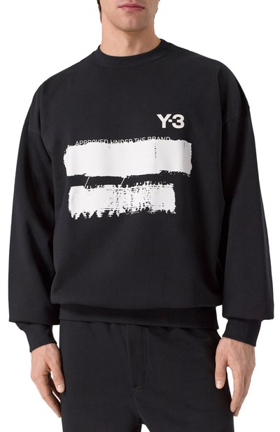 Хлопковый свитшот Y-3, арт. JN4881, фото 3