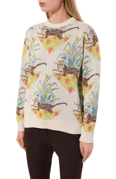Свитер из шерсти и хлопка GUCCI, арт. 687164 XKB8R, фото 3
