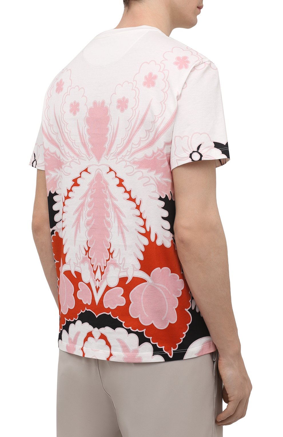 Хлопковая футболка VALENTINO, арт. VV3MG09P7B6, фото 4