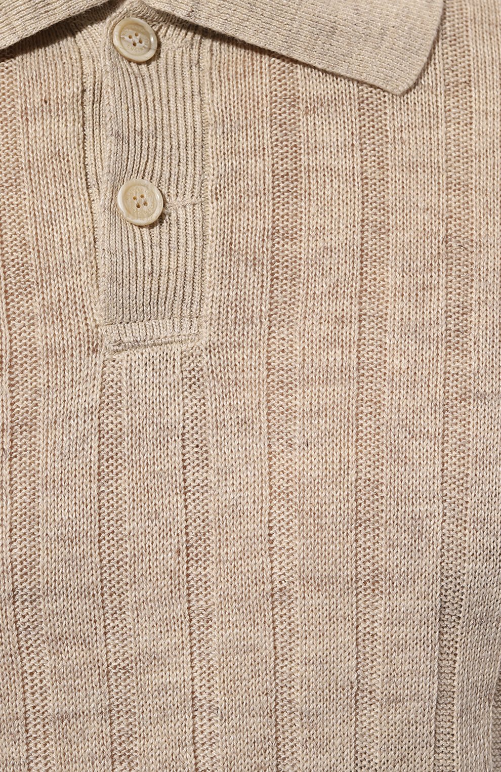 Поло изо льна и хлопка BRUNELLO CUCINELLI, арт. M2L70B2256, фото 5