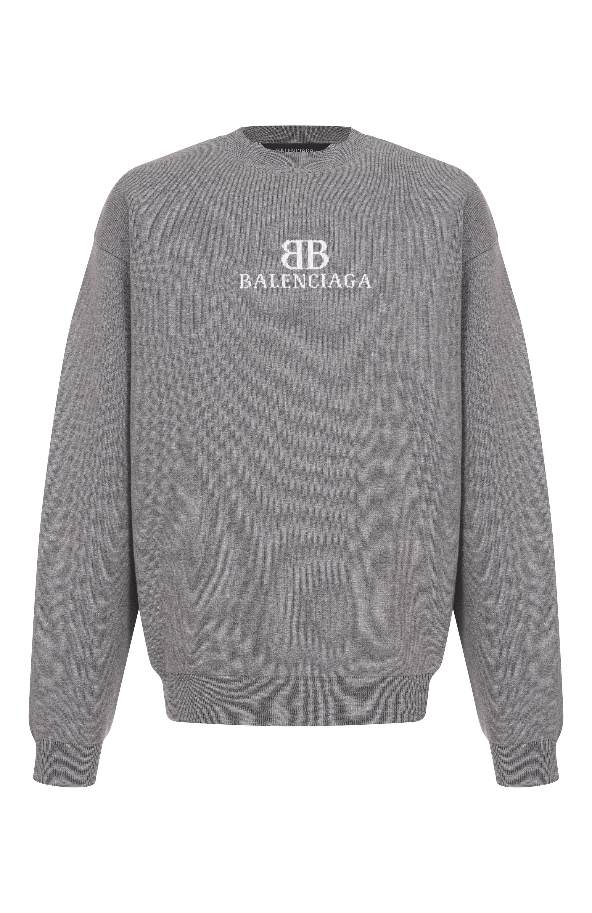 Хлопковый свитер BALENCIAGA, арт. 818422/T3368, фото 1