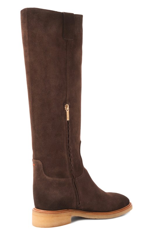 Замшевые сапоги Santoni WSHG71816PARNHSY Коричневый  WSHG71816PARNHSY Фото 5