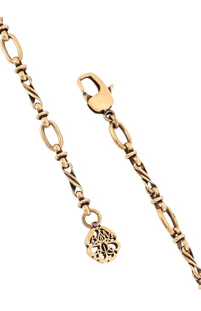 Колье ALEXANDER MCQUEEN бордового цвета по цене 78350 руб., арт. 621755/J160T, фото 3 Колье ALEXANDER MCQUEEN, арт. 621755/J160T, фото 3