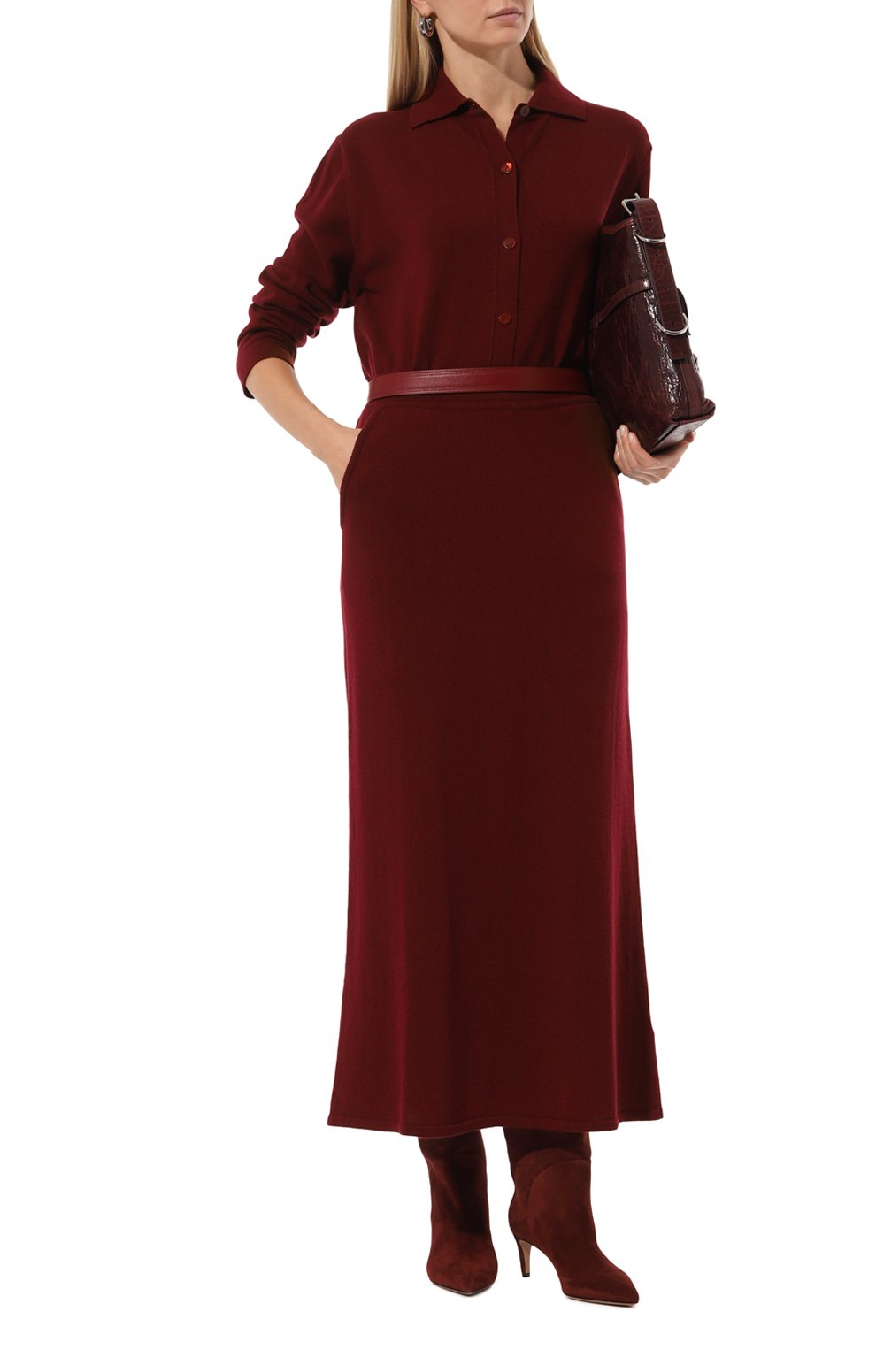 Замшевые сапоги gaia 60 PARIS TEXAS бордового цвета по цене 105000 руб., арт. PX1489/XV003, фото 2 Замшевые сапоги gaia 60 PARIS TEXAS, арт. PX1489/XV003, фото 2