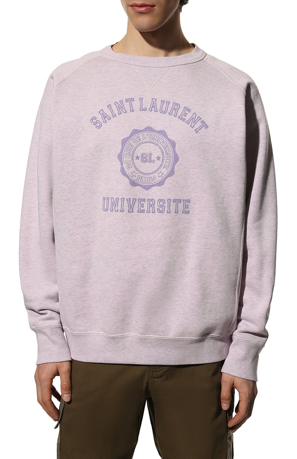 Хлопковый свитшот SAINT LAURENT, арт. 683995/Y36NU, фото 3