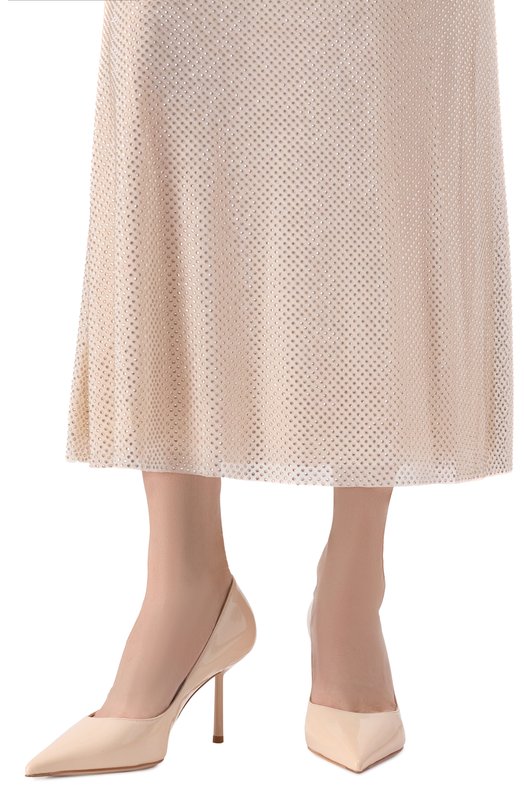 Комбинированные туфли Bella 80 Le Silla 4215C080BLPPGSL Бежевый  4215C080BLPPGSL Фото 2