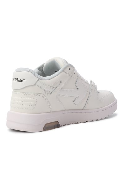 Кожаные кеды out of office OFF-WHITE, арт. 0WIA259C99LEA019, фото 5