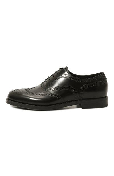 Кожаные оксфорды GIORGIO ARMANI черного цвета по цене 59950 руб., арт. X2C590/XF294, фото 4 Кожаные оксфорды GIORGIO ARMANI, арт. X2C590/XF294, фото 4