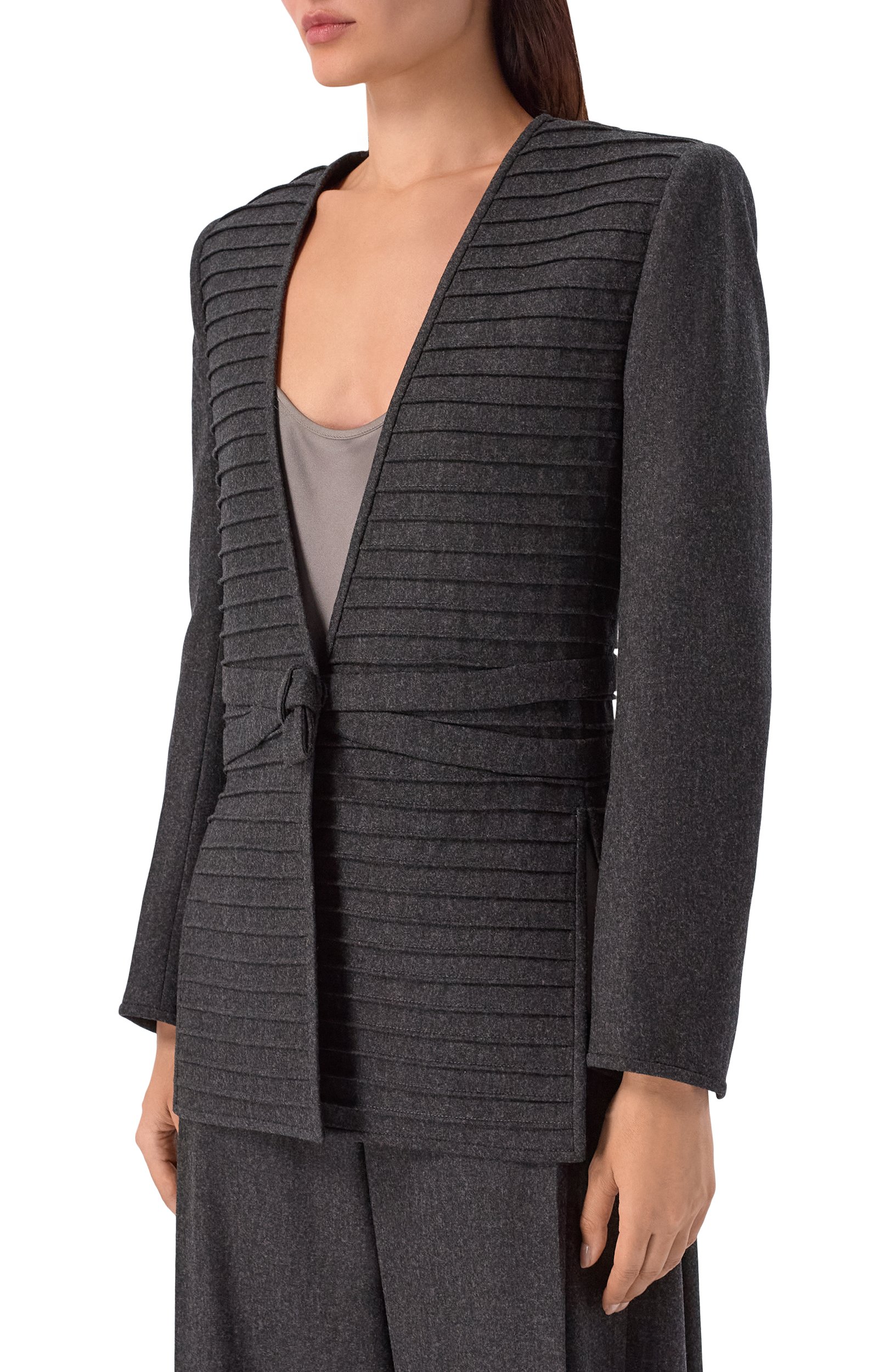 Жакет из шерсти и кашемира GIORGIO ARMANI, арт. GW003462/TE10537, фото 3