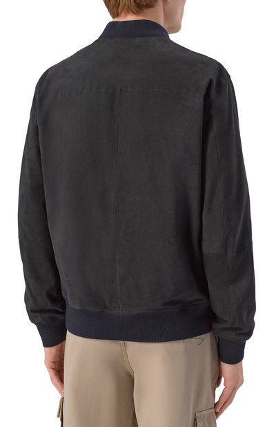 Замшевый бомбер ANDREA CAMPAGNA, арт. 232621/AC/00332I, фото 4