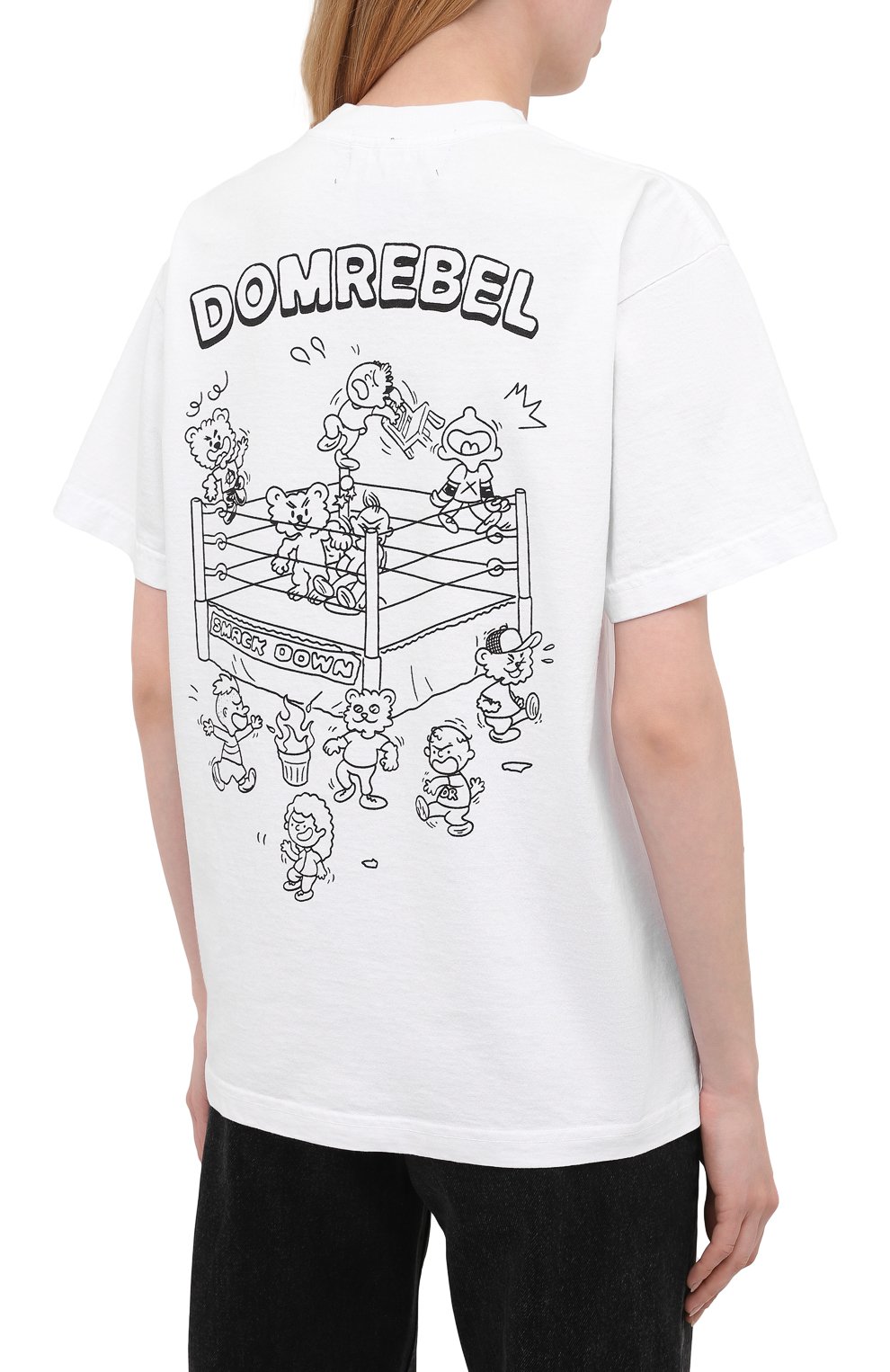 Хлопковая футболка DOMREBEL, арт. FACE-0FF/T-SHIRT, фото 4