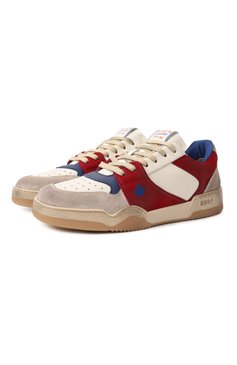 Мужские кожаные кеды spiker DSQUARED2 разноцветного цвета, арт. SNM0315/09708189 | Фото 1 (Подошва: Массивная; Драгоценные камни: Проставлено; Материал сплава: Проставлено; Материал внешний: Натуральная кожа; Материал внутренний: Текстиль; Кросс-КТ: Низкие; Материал утеплителя: Без утеплителя; Стили: Классический)