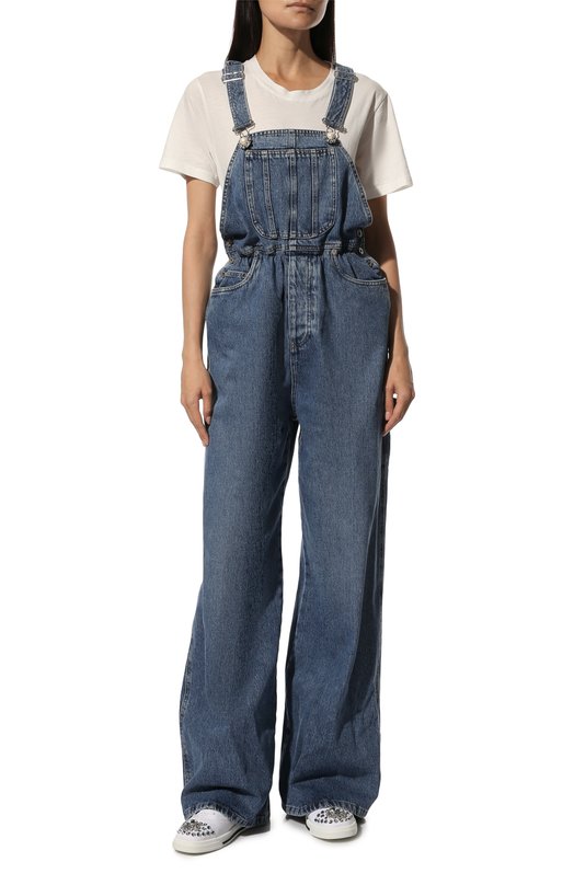 Джинсовый комбинезон Miu Miu GWP393-1YXQ-F0013 Голубой  GWP393-1YXQ-F0013 Фото 3